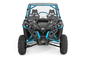 Can-Am Maverick 1000R Turbo X ds Vented Full Windshield - Rough Country - Scratch Resistant - '15-'16 Can-Am Maverick 1000R Turbo X ds Vented Full Windshield - Rough Country - Scratch Resistant - '15-'16